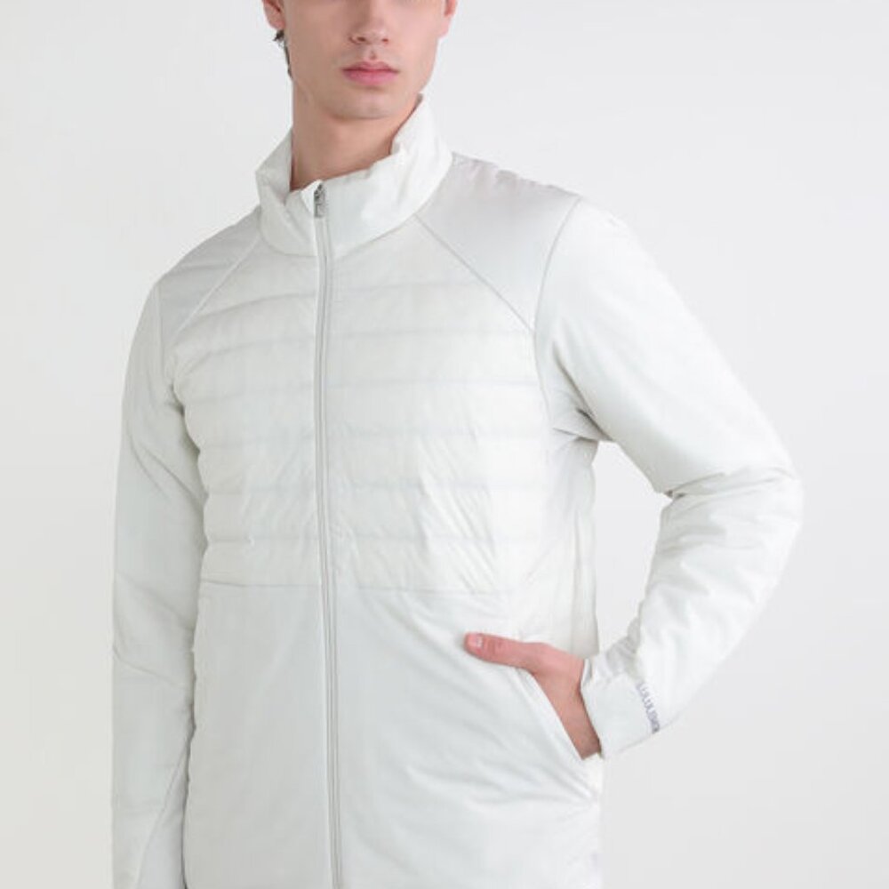 Lululemon Men's White Down For It All Padded Winter Puffer Jacket Size XXL